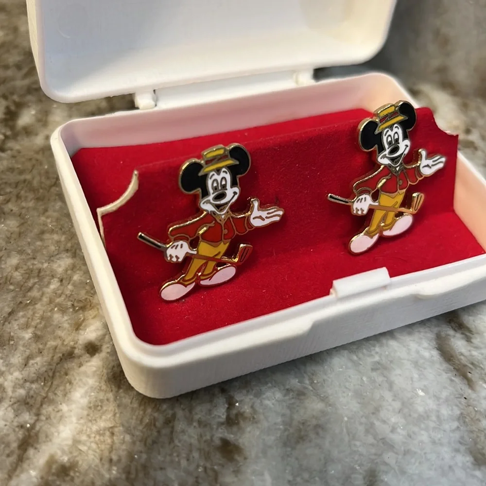 VTG. Mickey Mouse Cuff Links